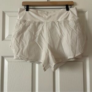 All in Motion white Active Shorts